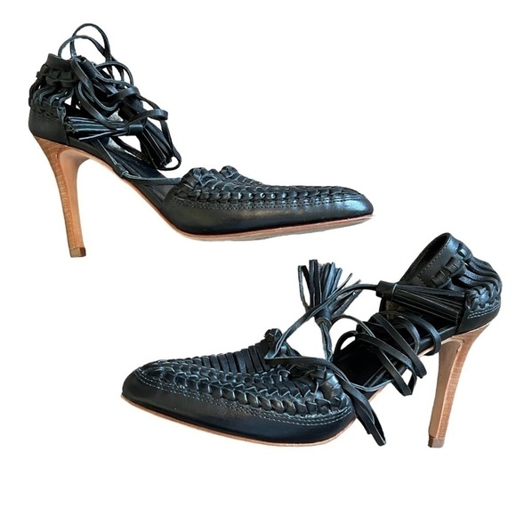 Ulla Johnson Milana Leather Heel - Picture 5 of 11